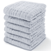 Muslin Washcloths by Comfy Cubs - Slate Pack of 6 Washcloths Comfy Cubs