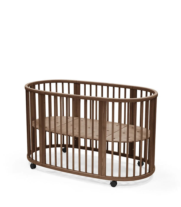 STOKKE® SLEEPI™ BED V3 . WARM BROWN FURNITURE STOKKE
