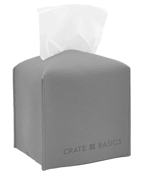 CRATE & BASICS TISSUE BOX SLEEVE SMALL SPACE GREY GEAR CRATE & BASICS