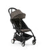 STOKKE® YOYO³ STROLLER FROM 6 MONTH . LEOPARD ON BLACK STROLLER STOKKE
