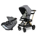 Stroll & Ride Travel System Mélange Grey Gold Stroller System Orbit Baby