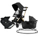 Stroll, Sleep, & Ride Travel System Black Gold Stroller System Orbit Baby