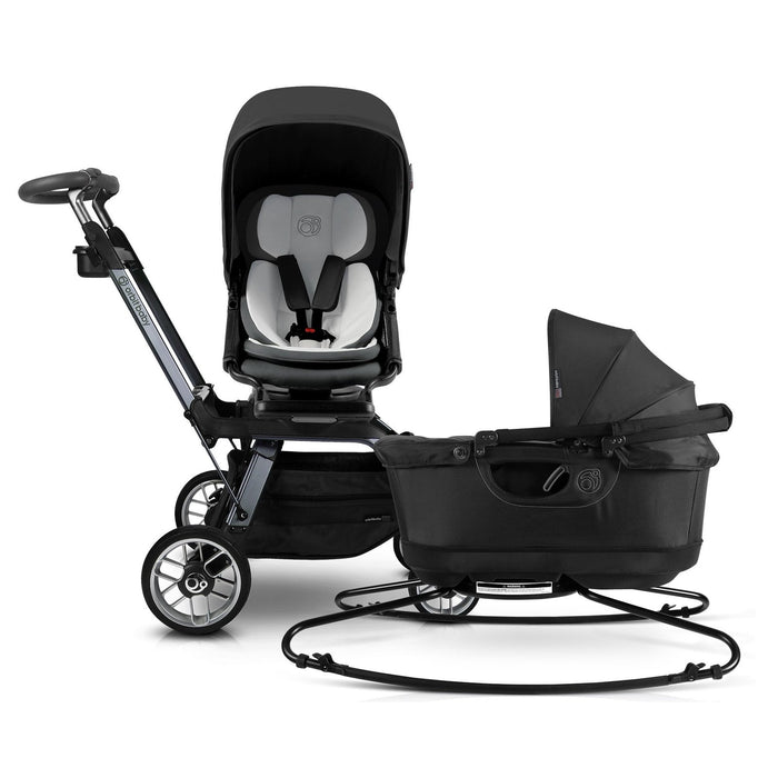 Stroll & Sleep Travel System Black Titanium Stroller System Orbit Baby