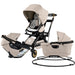 Stroll, Sleep, & Ride Travel System Mélange Flax Black Luxe Stroller System Orbit Baby