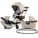Stroll, Sleep, & Ride Travel System Mélange Flax Gold Stroller System Orbit Baby