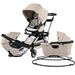 Stroll, Sleep, & Ride Travel System Mélange Flax Titanium Stroller System Orbit Baby