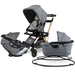 Stroll, Sleep, & Ride Travel System Mélange Grey Gold Stroller System Orbit Baby