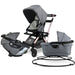 Stroll, Sleep, & Ride Travel System Mélange Grey Rose Gold Stroller System Orbit Baby