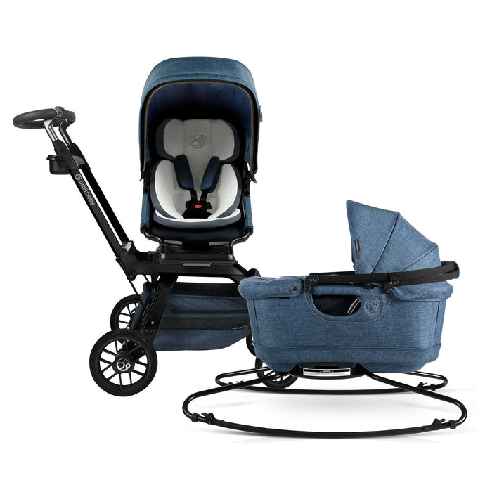 Stroll & Sleep Travel System Mélange Navy Black Stroller System Orbit Baby