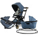 Stroll, Sleep, & Ride Travel System Mélange Navy Black Luxe Stroller System Orbit Baby
