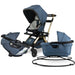 Stroll, Sleep, & Ride Travel System Mélange Navy Gold Stroller System Orbit Baby