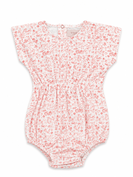 Summer Print Romper Tricot Bebe