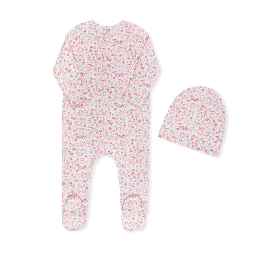 Summer Print Layette Set Pink Tricot Bebe