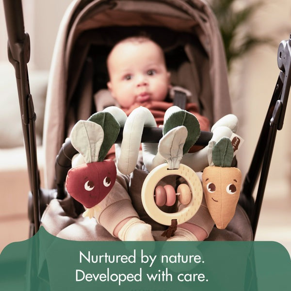 baby stroller arch toy Tiny Love Spiral Stroller Activity Toy, Garden of Adventure