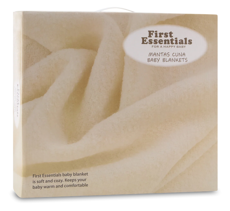 FIRST ESSENTIALS CRIB BABY ENGRAVED BEAR BLANKET - (43"- 31") BLANKETS FIRST ESSENTIALS