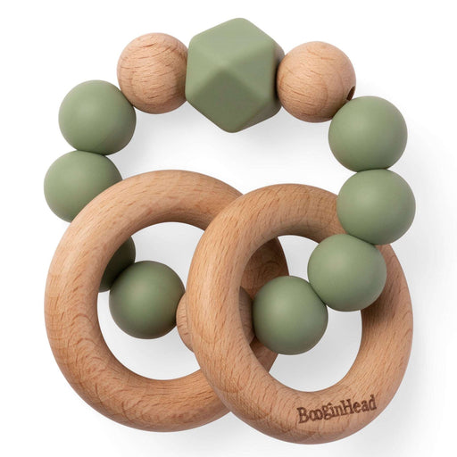 BABY TEETHING RINGS SAGE