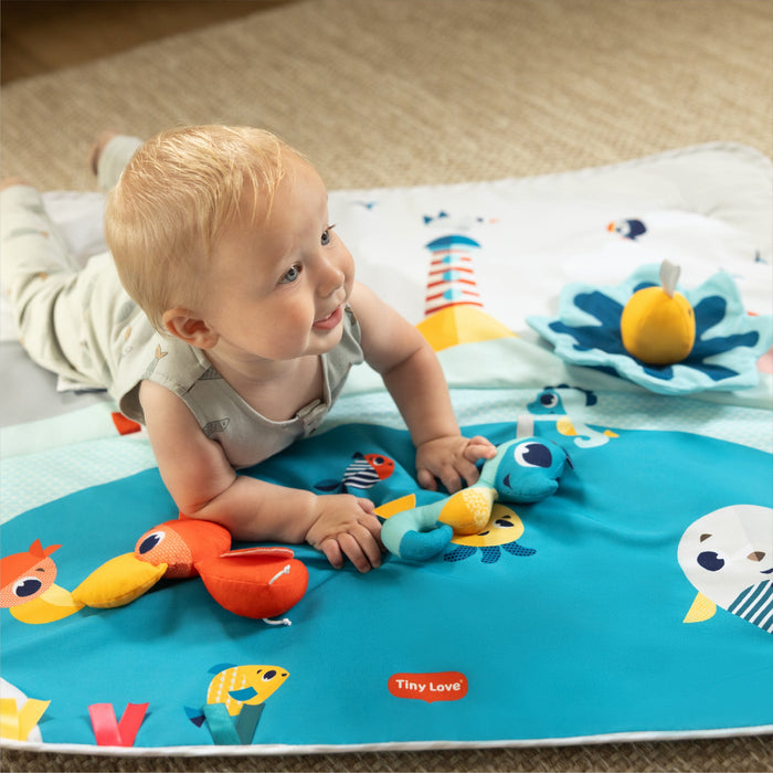 TINY LOVE DEVELOPMENTAL GYMINI, TINY MARINERS FLOOR MAT