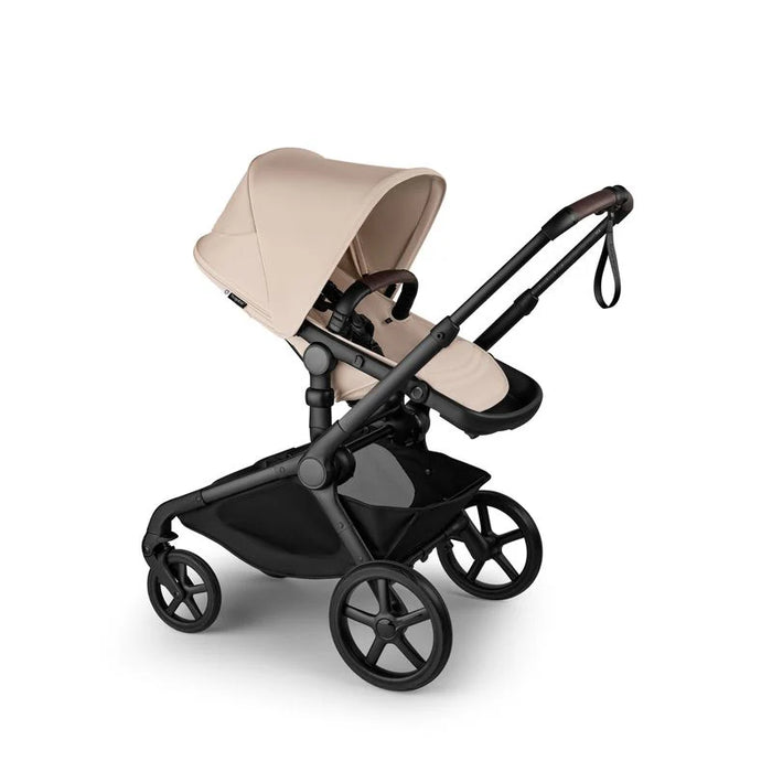 BUGABOO KANGAROO SEAT COMPLETE STROLLER . BLACK-DESERT TAUPE FULL-SIZE STROLLER BUGABOO