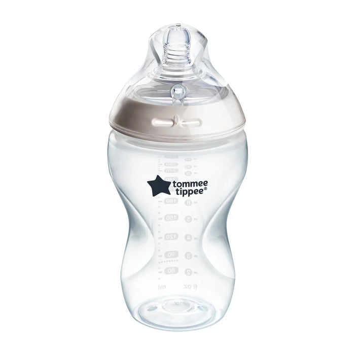 TOMMEE TIPPEE NATURAL START BABY BOTTLE BREAST-LIKE NIPPLE - 1PK 9 OZ CLEAR BABY HATS TOMMEE TIPPEE