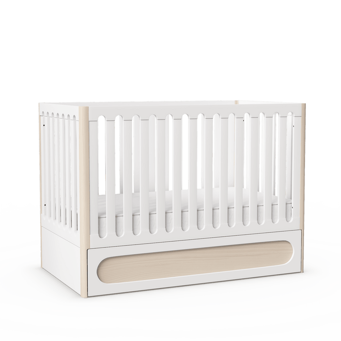 LULLA & LULLI 3-IN-1 CONVERTIBLE CRIB AND TRUNDLE CRIB HUSHCRIB