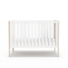 LULLA & LULLI 3-IN-1 CONVERTIBLE CRIB . WHITE & BLOUND CRIB HUSHCRIB