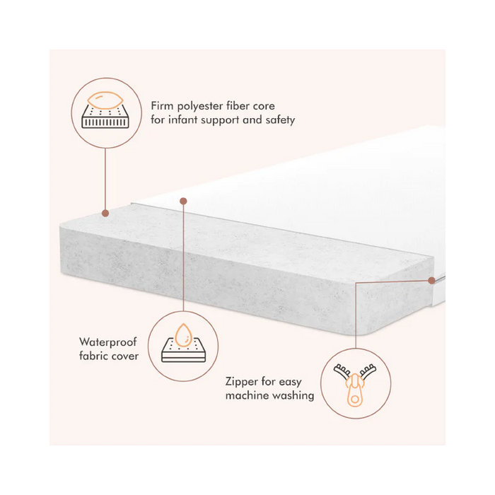 HUSHCRIB FABRIC MATTRESS FOR TRUNDLE MATTRESS HUSHCRIB