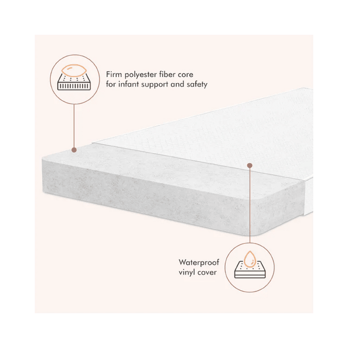 HUSHCRIB VINYL MATTRESS FOR TRUNDLE 5" MATTRESS HUSHCRIB