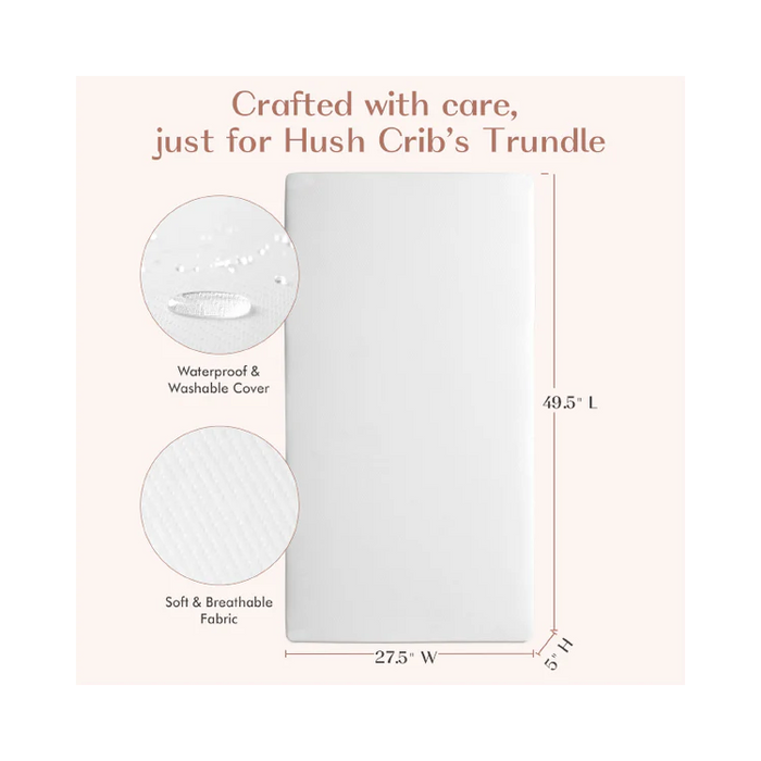 HUSHCRIB FABRIC MATTRESS FOR TRUNDLE MATTRESS HUSHCRIB