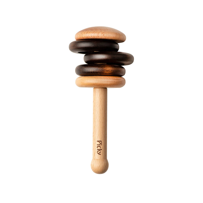 PICKY WOODEN HAND RATTLE — Little Luxury