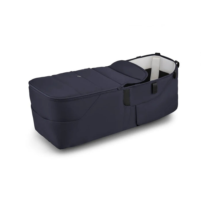 BUGABOO DONKEY 6 TWIN BASSINET FABRIC COMPLETE . DEEP NDIGO DOUBLE STROLLER BUGABOO