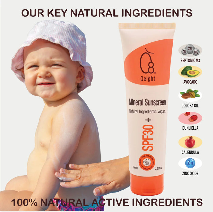 OEIGHT MINERAL SUNSCREEN BABY & KIDS 3.38OZ