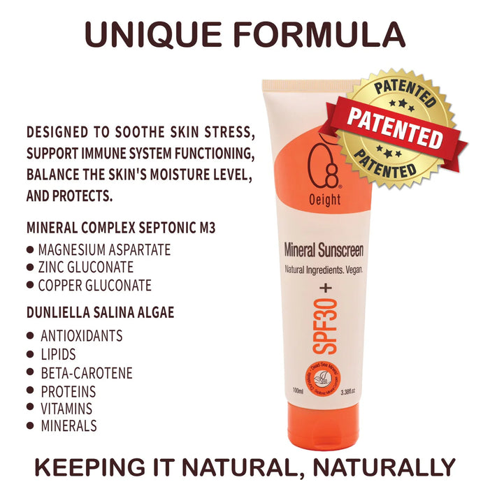OEIGHT MINERAL SUNSCREEN BABY & KIDS 3.38OZ