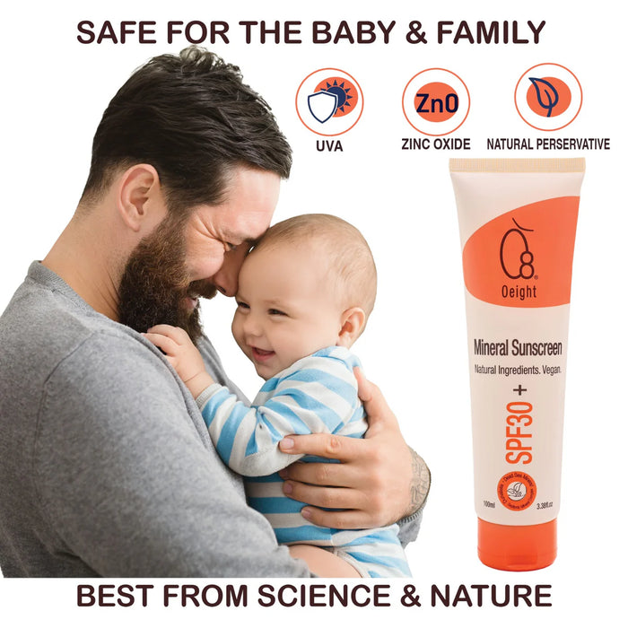 OEIGHT MINERAL SUNSCREEN BABY & KIDS 3.38OZ