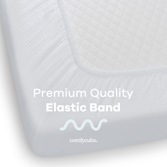 Muslin Fitted Crib Sheet by Comfy Cubs Crib Sheet Comfy Cubs