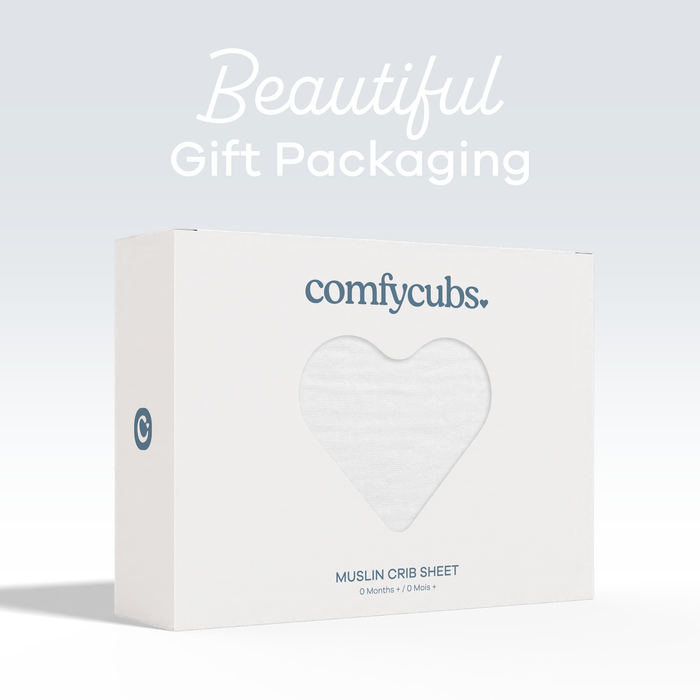 Muslin Fitted Crib Sheet by Comfy Cubs Crib Sheet Comfy Cubs