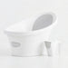 Newborn Bath Essentials Bundle | Baby Bath with Support Bump, Soft Backrest & Rinse Jug | Safe & Stylish Bathtime Set White Bath M4A