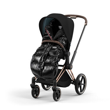 CYBEX PLATINUM WINTER FOOTMUFF DEEP BLACK BUNTING CYBEX