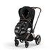 CYBEX PLATINUM WINTER FOOTMUFF DEEP BLACK BUNTING CYBEX