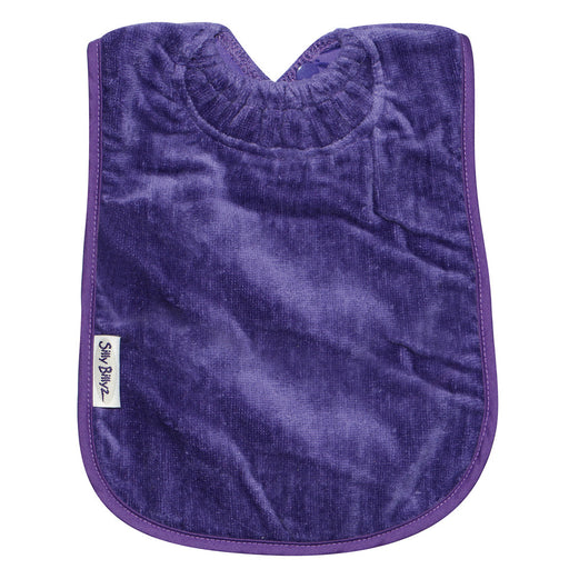 VELOUR PLAIN BIB XL PURPLE