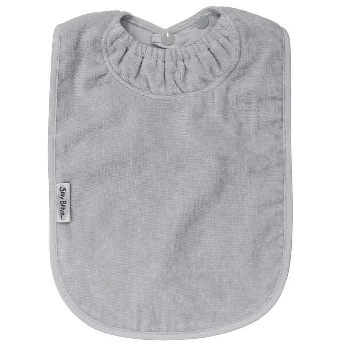 Silly Billyz Silver XL Towel Bib