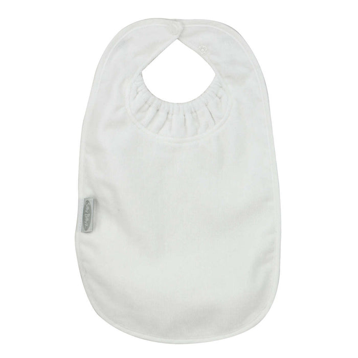 VELOUR PLAIN BIB XL WHITE