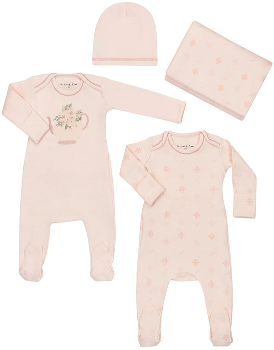 AIME CHILD GIRLS FOOTIE SET