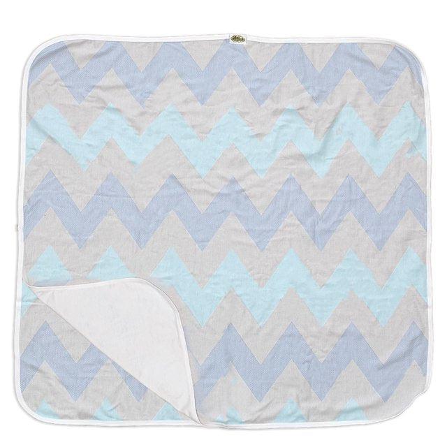 RECEIVING BLANKETS 2PK BLUE