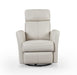 LEATHER ITALIA ASHBURY LEATHER SWIVEL + GLIDER RECLINER CHAIR
