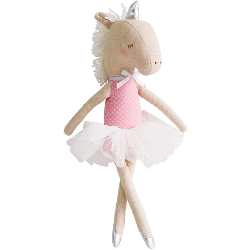 YVETTE UNICORN DOLL PINK & SILVER