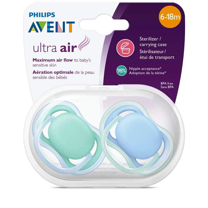 ULTA AIR 2PK PACIFIER 6-18M