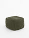Pouf Square Recycled Avocado Pouf Anzy Home