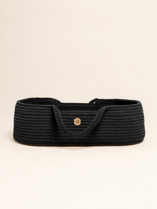 Baby Moses Basket Standard EU Black Bassinets & Cradles Anzy Home