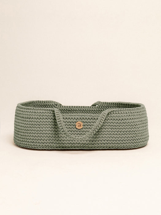 Baby Moses Basket Standard EU Sage Green Bassinets & Cradles Anzy Home