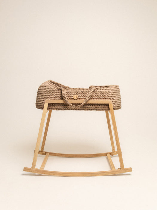 Baby Moses Basket with Round Hood Standard EU Bassinets & Cradles Anzy Home
